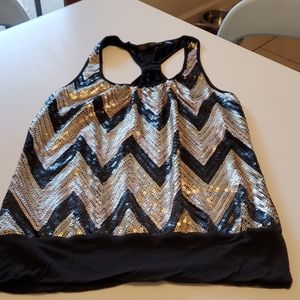 Heart Soul sequin tank